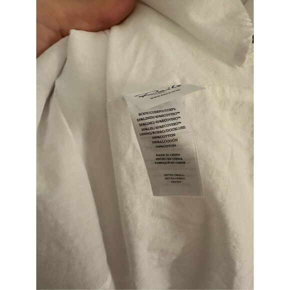 NWT Rails Iona White Lace Detail MIDI Dress - XS - Cotton - Picture 8 of 10